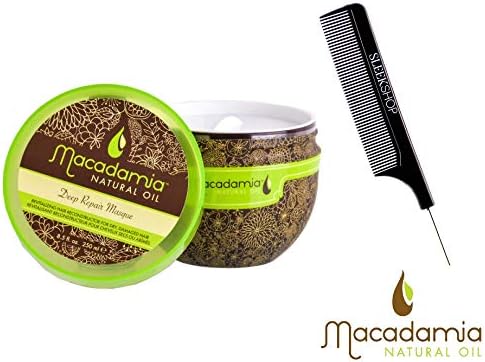 Macadamia DEEP REPAIR MASQUE, Revitalizing Hair Reconstructor Mask for DRY, DAMAGED HAIR (STYLIST KIT) (8.5 oz / 250 ml - ORIGINAL SIZE)