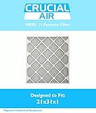 Think Crucial Replacement for 21x23x1 MERV 11 Allergen Air Furnace & Air Conditioner Filter, Pleated