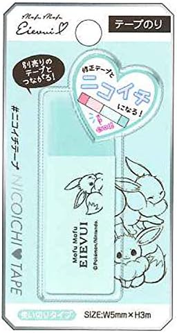 カミオジャパン ポケットモンスター ニコイチテープ テープのり 特売 イーブイ ミント