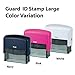 Plus Guard Your ID Stamp, Large, Pink, 1 Pad