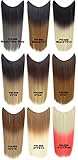 Flip In Synthetic Heat Resistance Ombre Straight Hair Extension Secret Miracle Two Tone Hair Wire 22