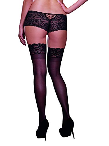 Calze-in-nylon-0005-lucido-nero-misura-grande