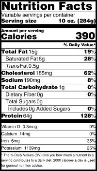 Omaha Steaks 4 Premium 10 oz Ribeye Steaks - Flash-Frozen, Vacuum-Sealed for Freshness & Flavor