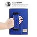 Snugg iPad 9.7 (2018/2017) & iPad Air Case, Electric Blue Leather Smart Case Cover Apple iPad Air and New iPad 2017 9.7