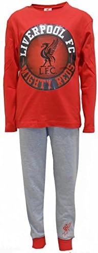 Boys Liverpool Football Club Pyjama Set Pjs Age 4-12 Years (9-10 Years, Option 1)