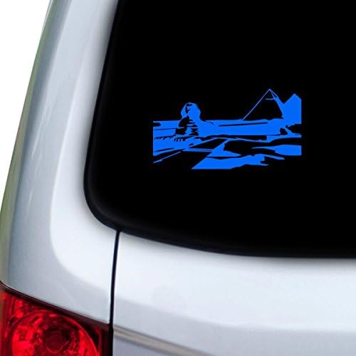 StickAny Car and Auto Decal Series Egypt Landscape Sticker for Windows, Doors, Hoods (Blue)
