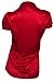 eVogues Plus Size Satiny Button Front Dressy Shirt Red - 3X