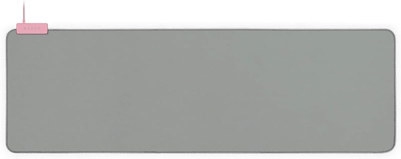 Goliathus Extended Chroma - Tapete de rato (compatível com Synapse 3, base de borracha antiderrapante, fecho de cabo, 294x920x3 mm) Quartz