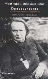 Correspondance entre Victor Hugo et Pierre-Jules Hetzel