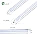 zoopod T8 LED Tube Lamp, 6500K cool white, 3000K warm white, Frosted Cover (25Pcs, 6000~6500K) 25-pack 10-pack 4ft T8 18W (32w fluorescent replacement)