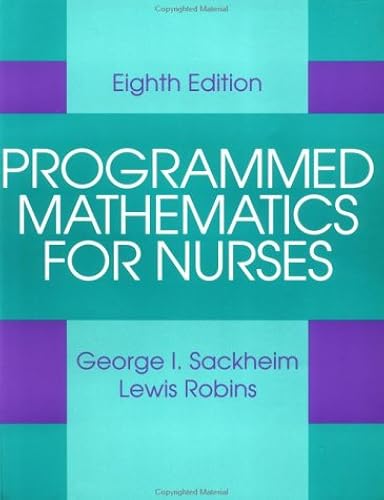 Download Programmed Mathematics for Nurses PDF