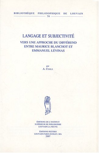 Langage et subjectivité