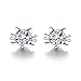 GUIJI Cat Cute Stud Earrings Fashion 925 Sterling Silver Earrings Women Jewlerly with Gift Box