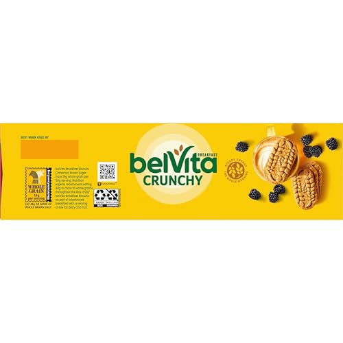 BELVITA CINNAMON BROWN SUGAR BREAKFAST BISCUITS, 8 PACKS (4 BISCUITS PER PACK)