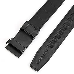 BOSTANTEN Mens Belt Leather Ratchet Dress Belt with