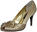 Nina Women's Forbes-Ys Peep-Toe Pump,Gold,8 M US