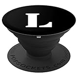 L Stencil Letter Initial PopSockets Grip