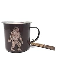 Taza de esmalte para camping nativo noroeste, rega