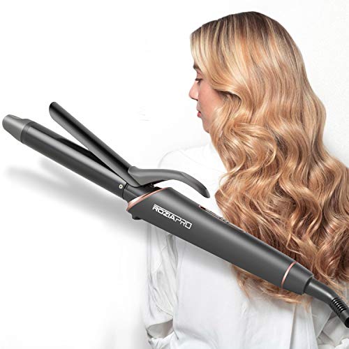 Curling Iron 1 Inch Hair Curling iron wand Ceramic Tourmaline Coating Curling Wand Instant Heat up to 470°F (Dual Voltage,Include Heat Resistant Glove) - Thumbnail 7
