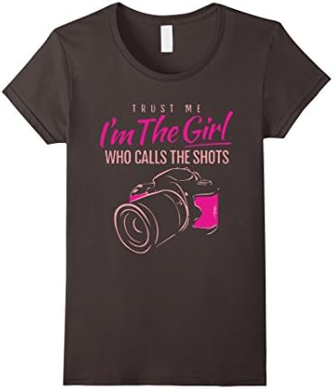 Women's Photographer Trust me I'm the girl who call T-shirt XL Asphalt