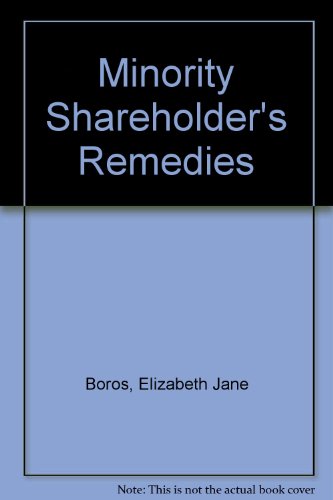 Minority Shareholders' Remedies