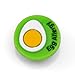 Egg Allergy Button for Kids Rubber Medical Bracelet