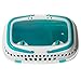 Favorite Top Load Portable Pet Small Animal Carrier Outdoor Short Trip Travel Vet Visit, Blue