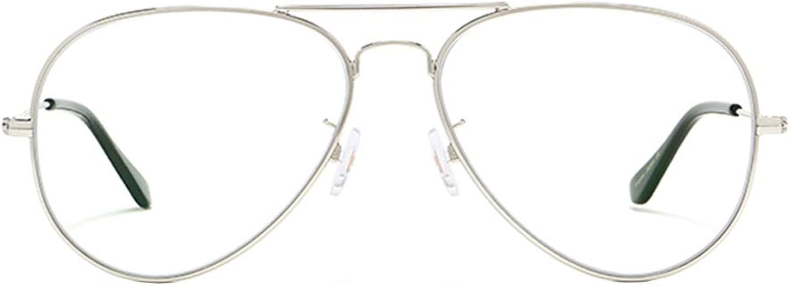 aviator clear lens glasses uk