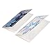 BEST PAPER GREETINGS Money Envelopes for Cash Gifts - 36 Pack, 3.6 x 7.25 Inch, Snowflake Winter Designs - Money Card Holder