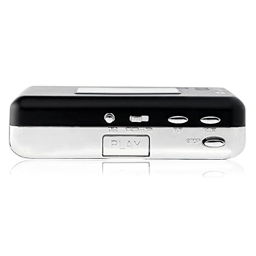Best and most practical retro cassette player - Portable tape player Capture MP3 music music via USB - Compatible with laptop and personal computer - Convert Walkman cassette to iPod format