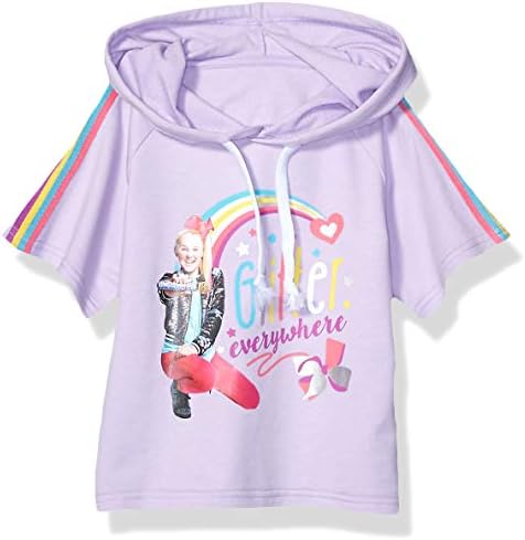 purple short sleeve hoodie