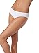 Boody Organic Bamboo EcoWear Women's Classic Bikini, Medium, White