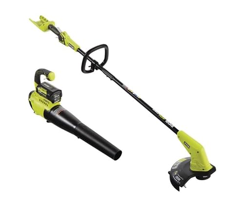 Leaf Blower Combo Ryobi Battery Weed Eater Ryobi 40V Cordless