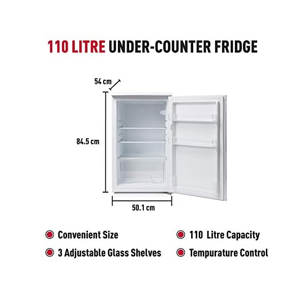 Haden-HL146W-Refrigerator--Freestanding-Under-Counter-Larder-Fridge-50cm-110-Litre-White-CF56 Haden HL146W Refrigerator – Freestanding Under Counter Larder Fridge, 50cm, 110 Litre, White - CF56
