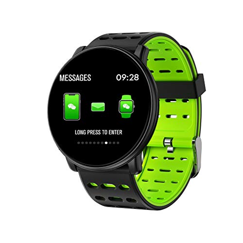 Smart Watch Heart Rate Sleep Monitoring Colorful Display Screen Sport Bluetooth Bracelet Fitness IP67 Waterproof Pedometer Watch for Kids Men and Women (D)