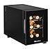 Magic Chef MCWC6B 6-Bottle Single-Zone Black Wine Cooler, 20.1L x 10.9W x 15H