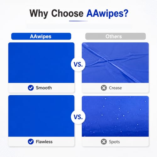 AAwipes Sticky Mat Tacky Pads Adhesive 24" x 36" 5 Packs, 30 Sheets/Packs, 150 Sheets Total Blue Cleanroom Floor Mats Remove Dirt for Laboratory Construction Hospital Shoes
