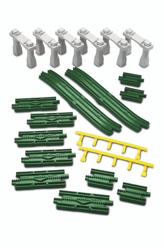 GeoTrax Rail & Road System Elevation Tracks - Straights 'n Ramps Pack