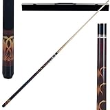 Trademark Games Fantasy Dragon Billiard Pool Cue with Case, 20-Ounce