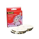 Scotch 085-RAF 1/4-Inch by 36-Yard Acid Free ATG Advanced Tape Glider Refill Rolls, 2 Rolls per Box(2Pack )