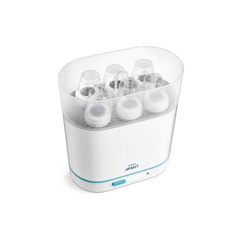 Philips Avent 3-in-1 Electric Steam Sterilizer for Baby Bottles, Pacifiers, Cups and More