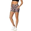 icyzone Korte sportbroek voor dames, fitness, hoge taille, kort, yogalegging