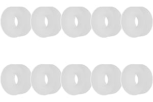 PACKOVE Tire Valve Seal Adapter 10Pcs Chuck Gasket Replacement for Inflator Nozzle and Tire Inflation