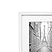 Americanflat 11x14 Picture Frame with Shatter-Resistant Glass - Use as 8x10 Frame with Mat or Display 11x14 Photo Without Mat - Signature Collection - Picture Frames for Wall Display - White
