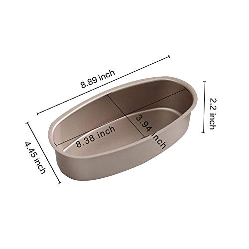 Bakerdream Oval Cheesecake Pan Nonstick Cheesecake Mold Baking Pan Cake Pan Bakeware