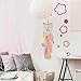 QtGirl Hair Bow Holder Organizer for Girls, Unicorn Bow Hanger Hair Clips Storage Hair Accessories Headband Storage for Girls Room