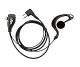 Motorola Radio G Shape Earpiece 2Pin PTT Headset Earpiece XFox® Walkie Talkie Earphone with PTT Key For Motorola Radio GP88S /GP300/GP68/GP2000/GP88/GP3188/CP040/CP1200/A8/A6/A10/A12 etc ...