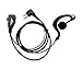 XFox 2Pin Advanced G Shape Clip-Ear PTT Headset Earpiece Mic for Motorola 2 Way Radios GP88S GP300 GP68 GP2000 GP88 GP3188 CP040 CP1200 A8 A6 A10 A12 Walkie Talkies
