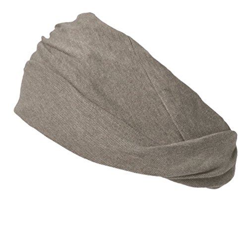 Casualbox Womens Made in Japan HeadBand Hair band Organic Cotton Skin Brown