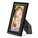 Icona Bay 4 by 6 Picture Frames (4x6, 6 Pack, Matte Black) Wood Photo Frames, Wall Mount Hangers and Table Top Easel, Landscape as 6x4 Picture Frames or Portrait as 4x6, Lakeland Collection